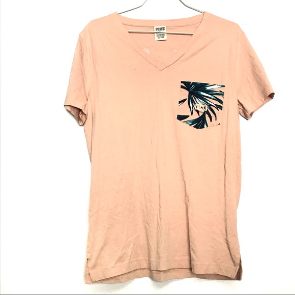 Victoria/'s Secret PINK Bling Tropical Tee XS